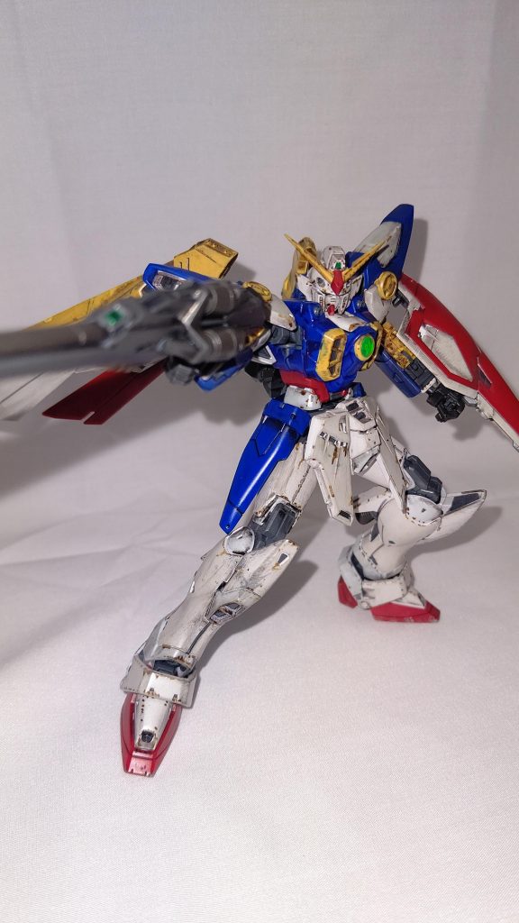 RG ウイングガンダム 　無塗装ウェザリング–4枚目/制作者：ぜろ