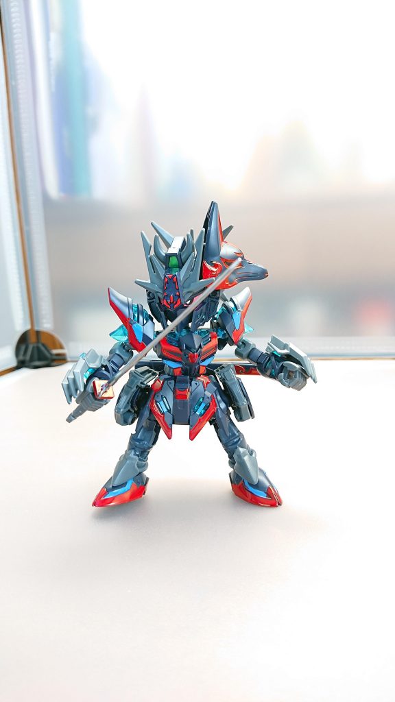 忍刀稲荷の刀身はメッキのガンダムマーカーで塗装メッキらしさが出てて凄い！