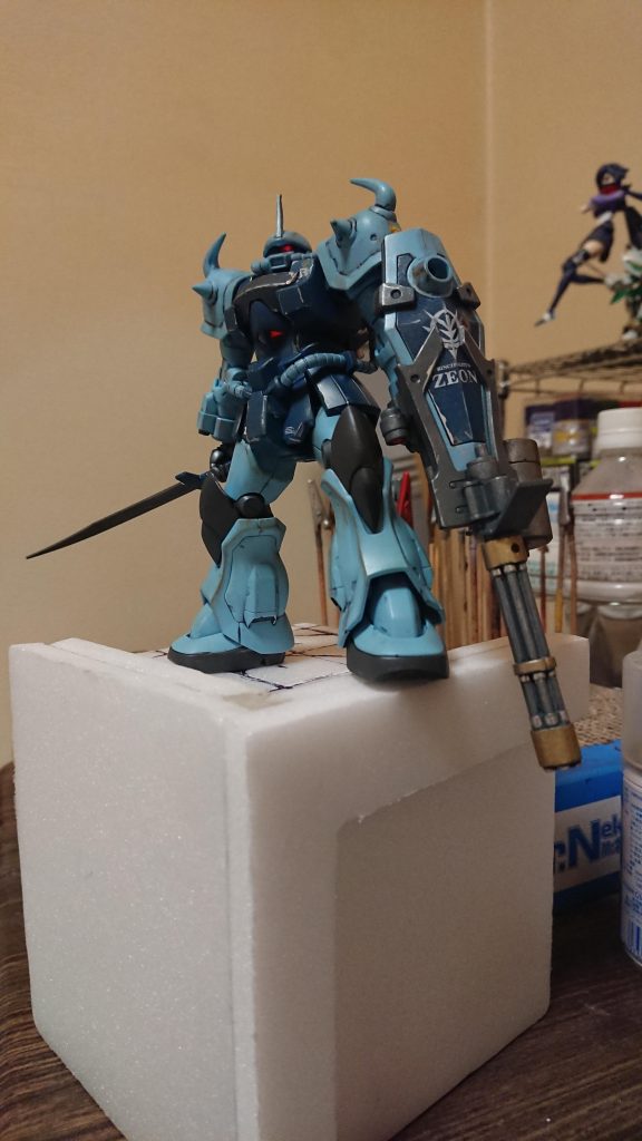 土台部分のビルは100均のスチレンボードを使って。投稿失礼しましたm(__)m