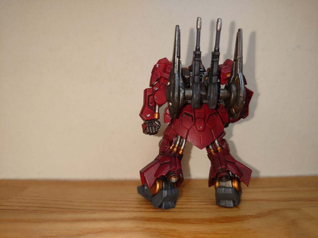 動力パイプもゴールドさすといい感じ。