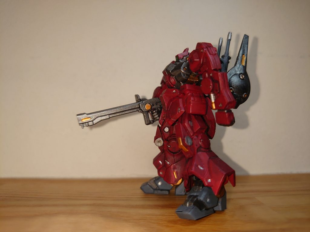 筆塗りのムラが…