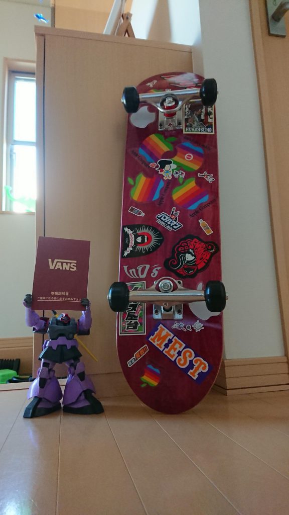 最初こんな感じでした。10年以上前に作ったドムです。