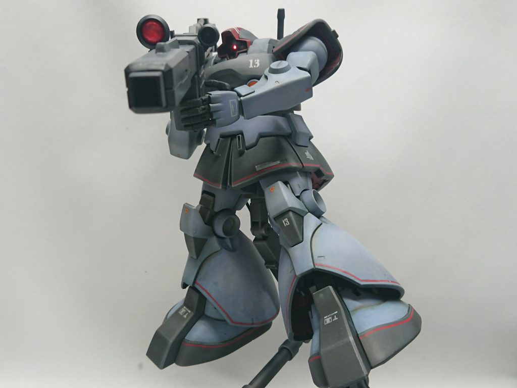 MGリックドム発進ジオラマ–4枚目/制作者：つしま