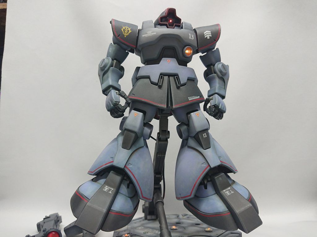 MGリックドム発進ジオラマ–3枚目/制作者：つしま