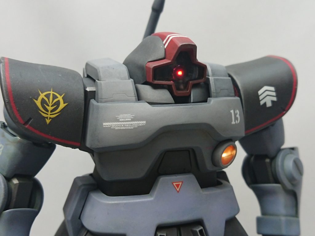 MGリックドム発進ジオラマ–5枚目/制作者：つしま