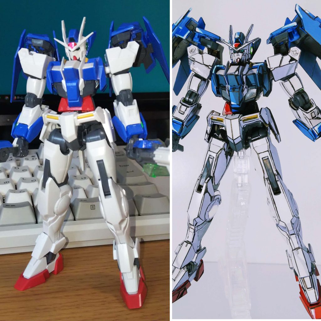 パチ組みとの比較。