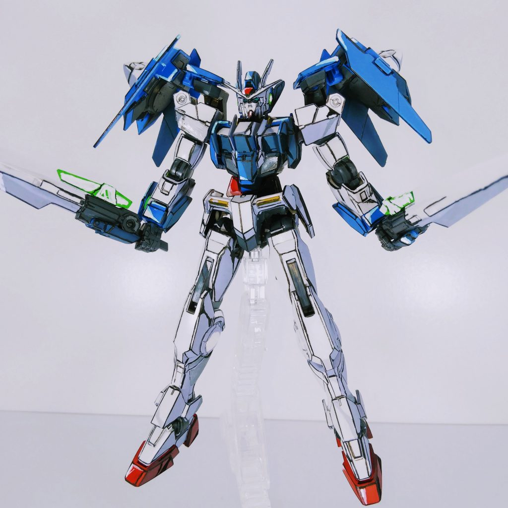 【イラスト風模型】HG　ガンダムダブルオーダイバー