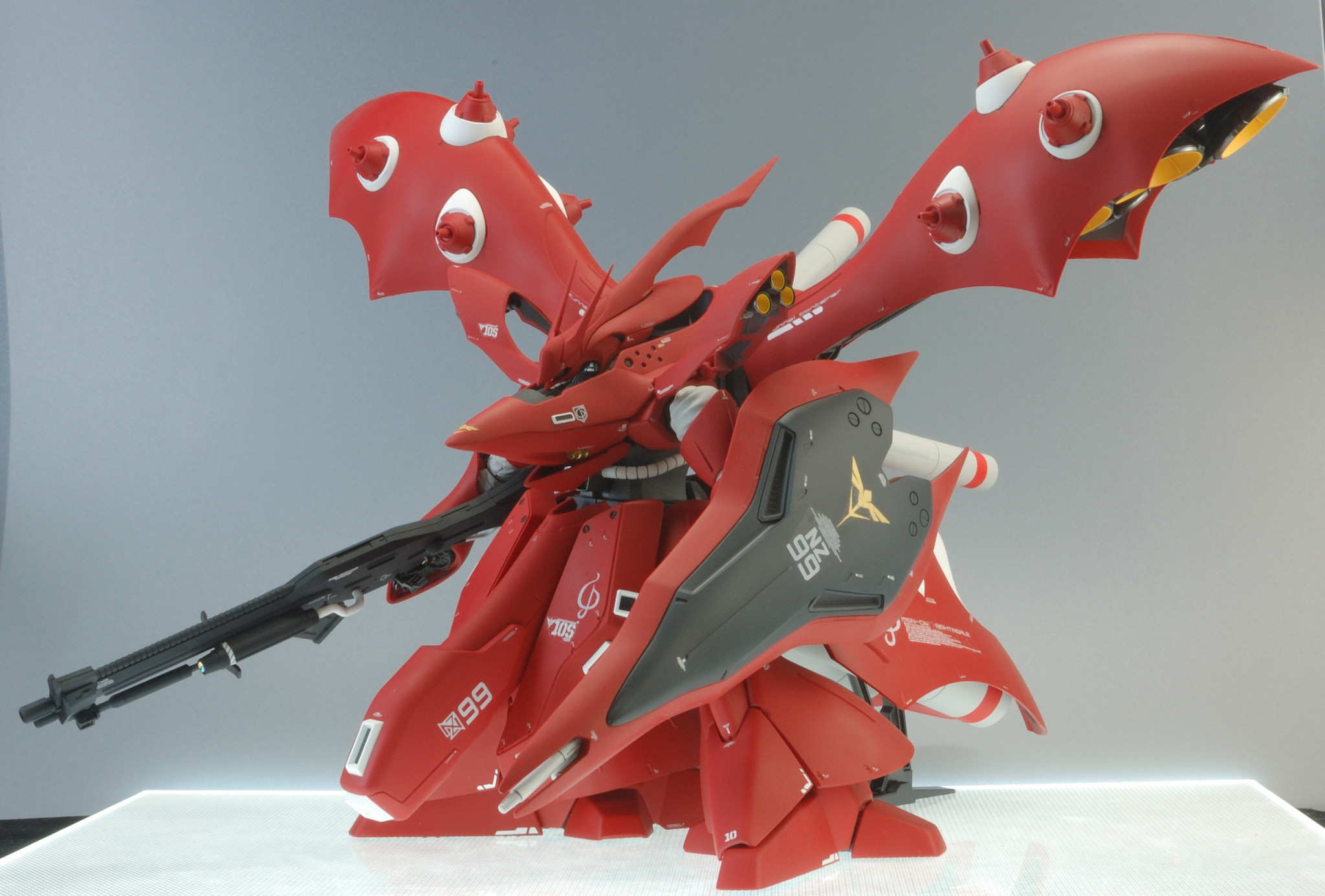 バンダイ HGUC 機動戦士ガンダム ナイチンゲール デカール付き