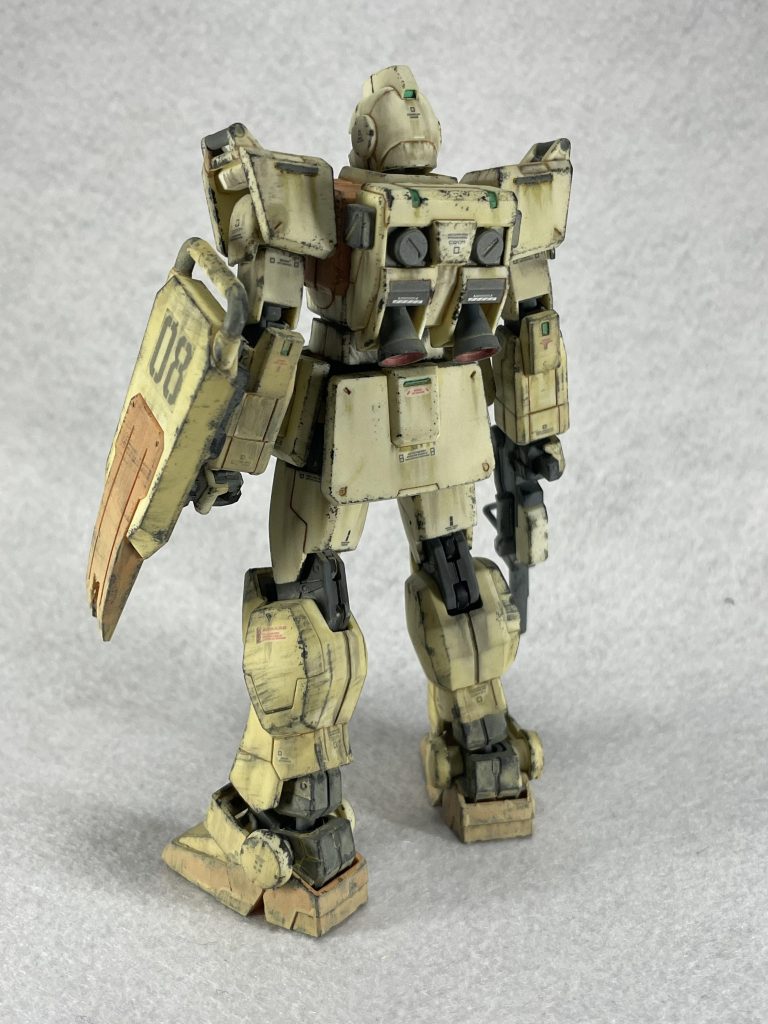 基本的に整形色仕上げで部分塗装、デカールからのウォッシング、チッピング、エッジング、砂埃表現を加えてみました！