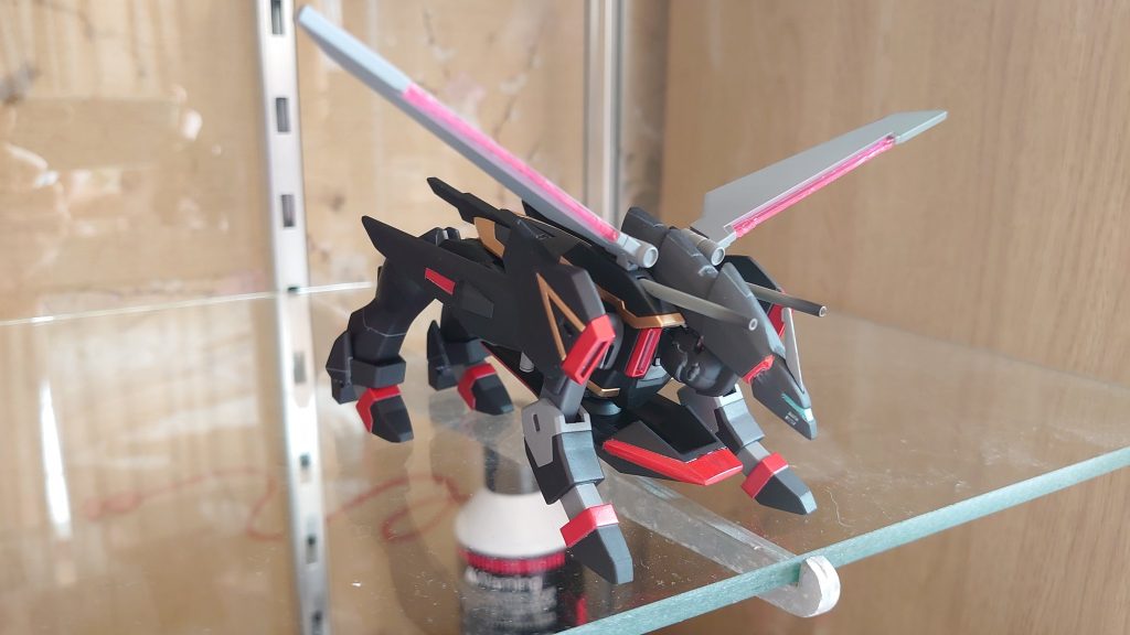 MA形態にもちゃんとなれます。昔のキットはMA形態で飾るものって認識でした。