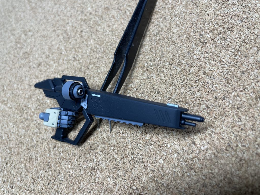 ビームライフルは漢のマットブラックです。