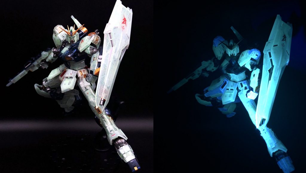 射撃元々黄色パーツ部分も落ちついたゴールドで塗装しましたがよく合ってました😎ひかりの具合で色々な表情を見せてくれます