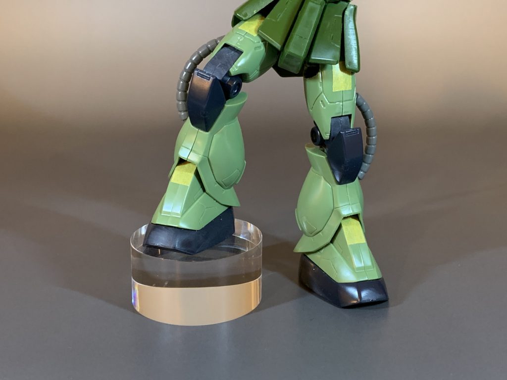 足首関節のダブルボールジョイント化など、下半身の関節改修をしました。