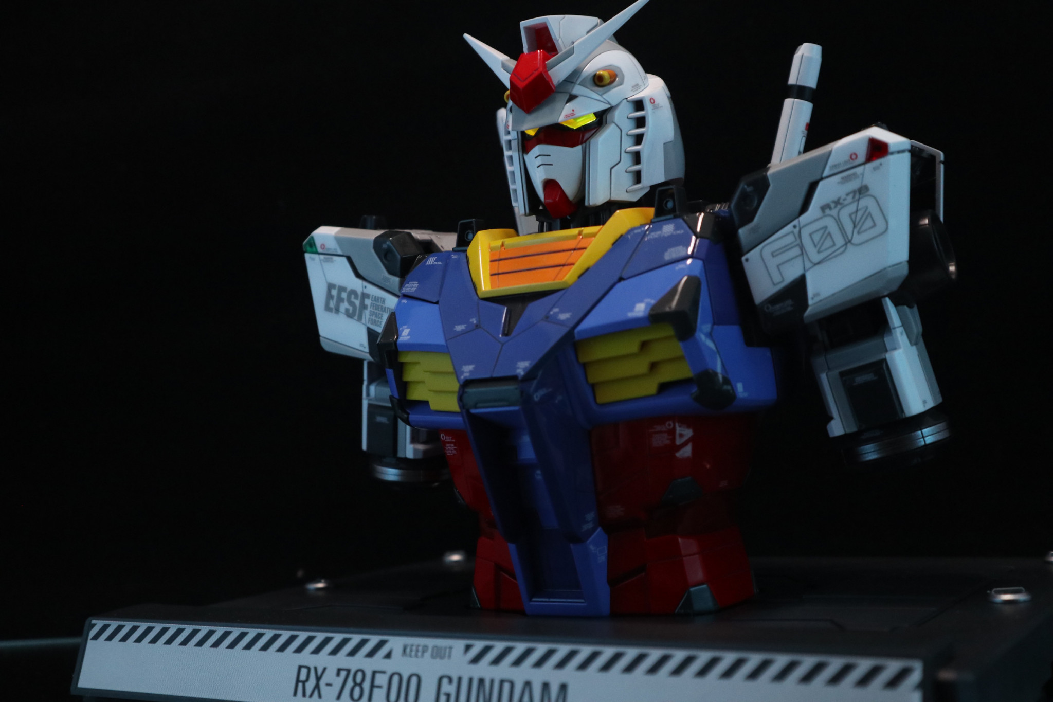 こだわりガンプラ ガンダム RX-78 F00 バストモデル 鏡面仕上げ