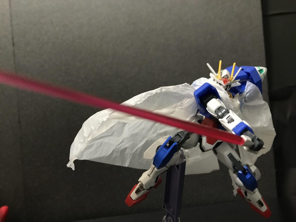 ビームサーベル!写真では見えないのですが、カービィが見守ってくれてます❤️(こいつキモイ)(カービィ は可愛い)