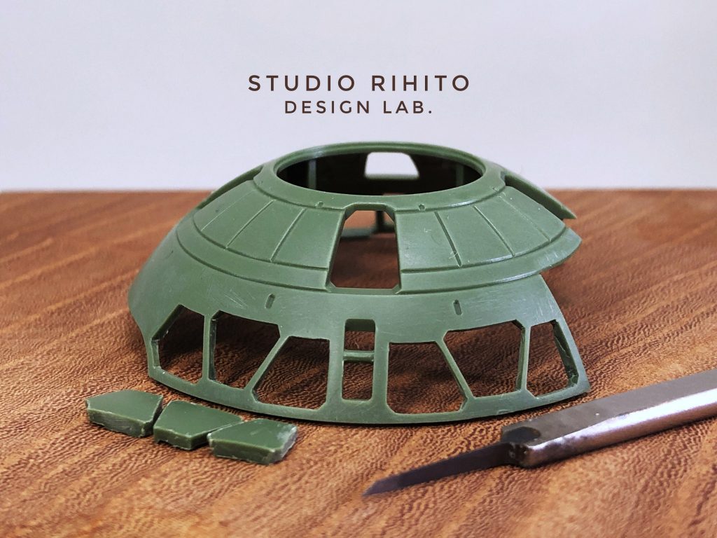 タガネで丁寧に抜きました