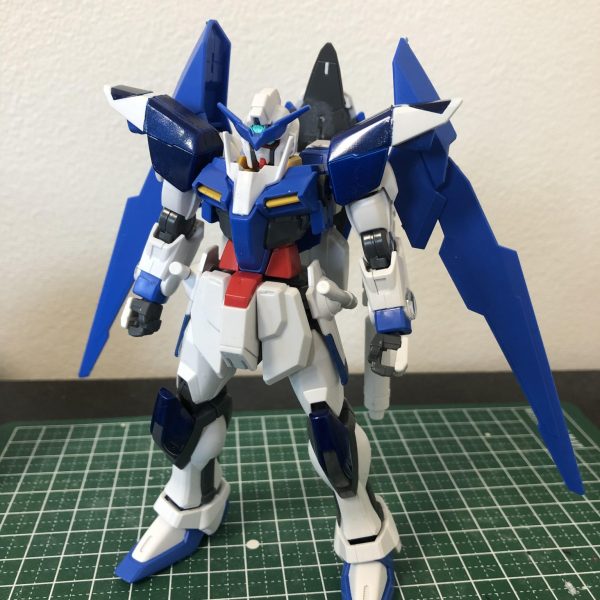 この前のガンダムをさらに改造して支援機も作ってみました！これから塗装ですm(_ _)m（1枚目）