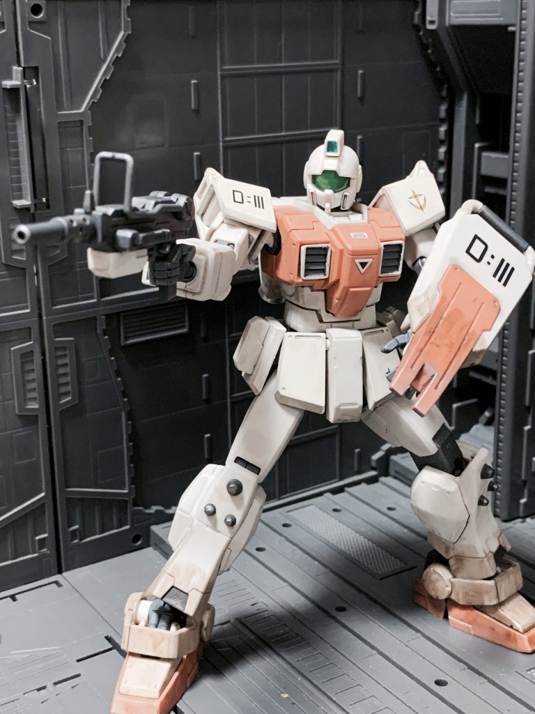 100mmマシンガン。トリガーガードは自作して指をかけられるようにしています。