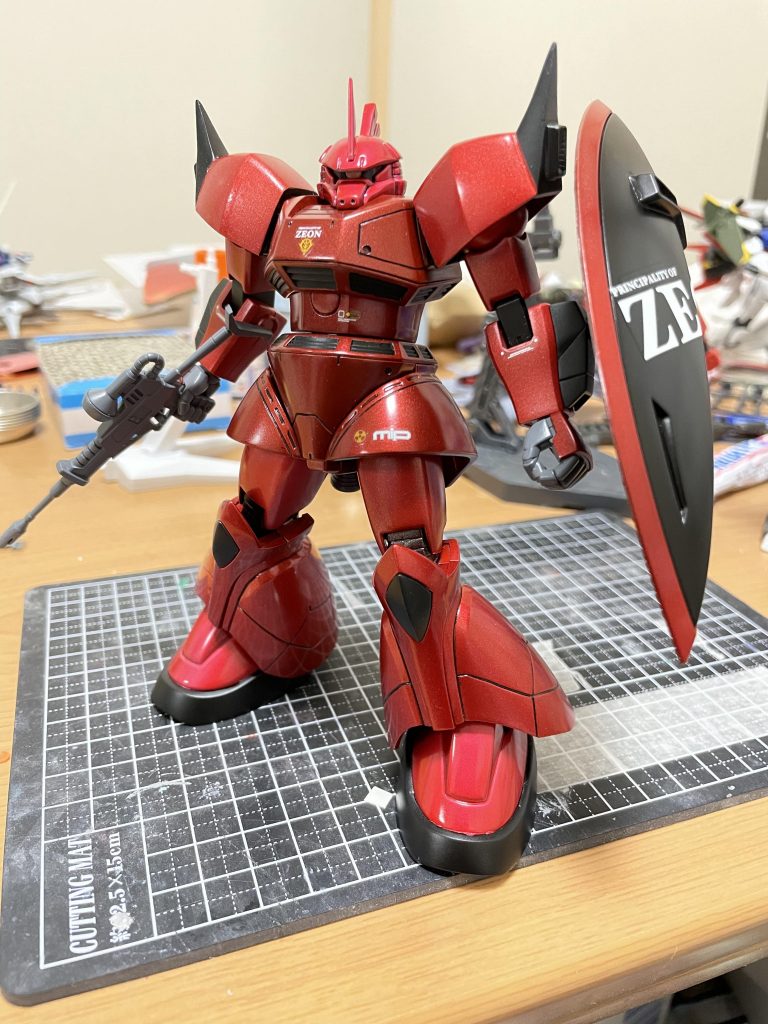 だいぶ苦労しましたが今のもてる技術を全て注ぎ込みました！ジークジオン！！