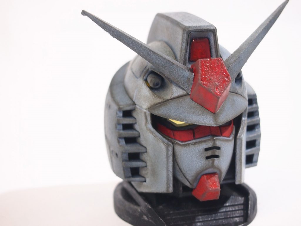 鋳造風ガンダムヘッド–4枚目/制作者：白黒魔