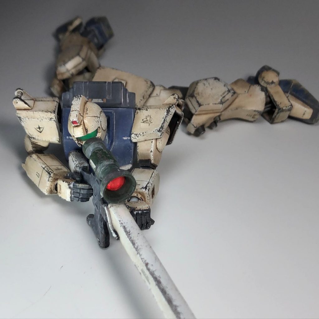 固定モデルなのでアングルだけが違います。サビ表現はシリコンバリアを使ってガシガシ剥がしました。