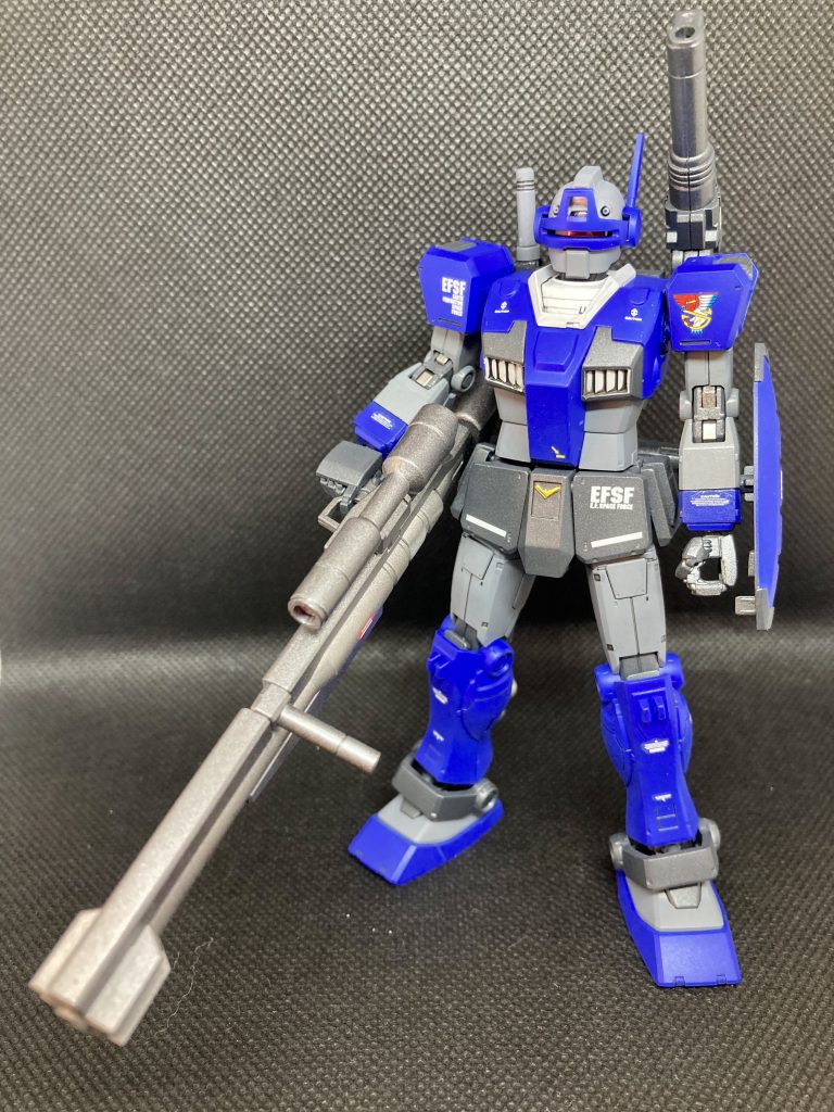 ガンダムの支援機みたいな感じで製作予定でしたが、ジムスナイパーチックになりました。