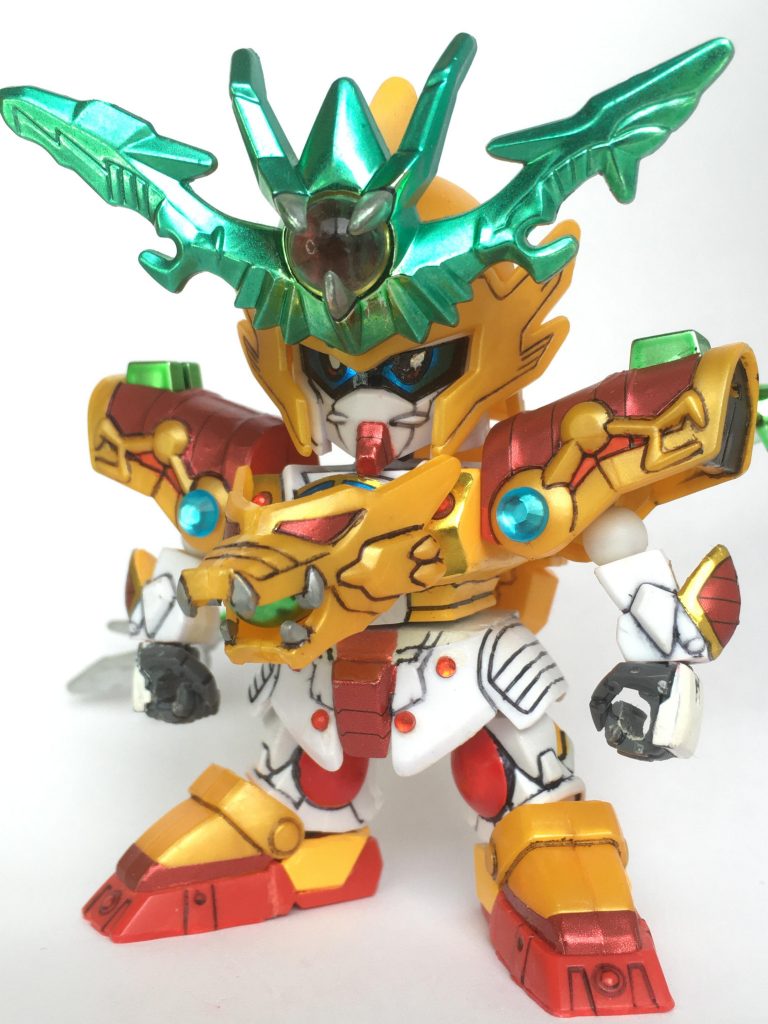 塗装はガンダムマーカー、一部エアシステムを使っています。