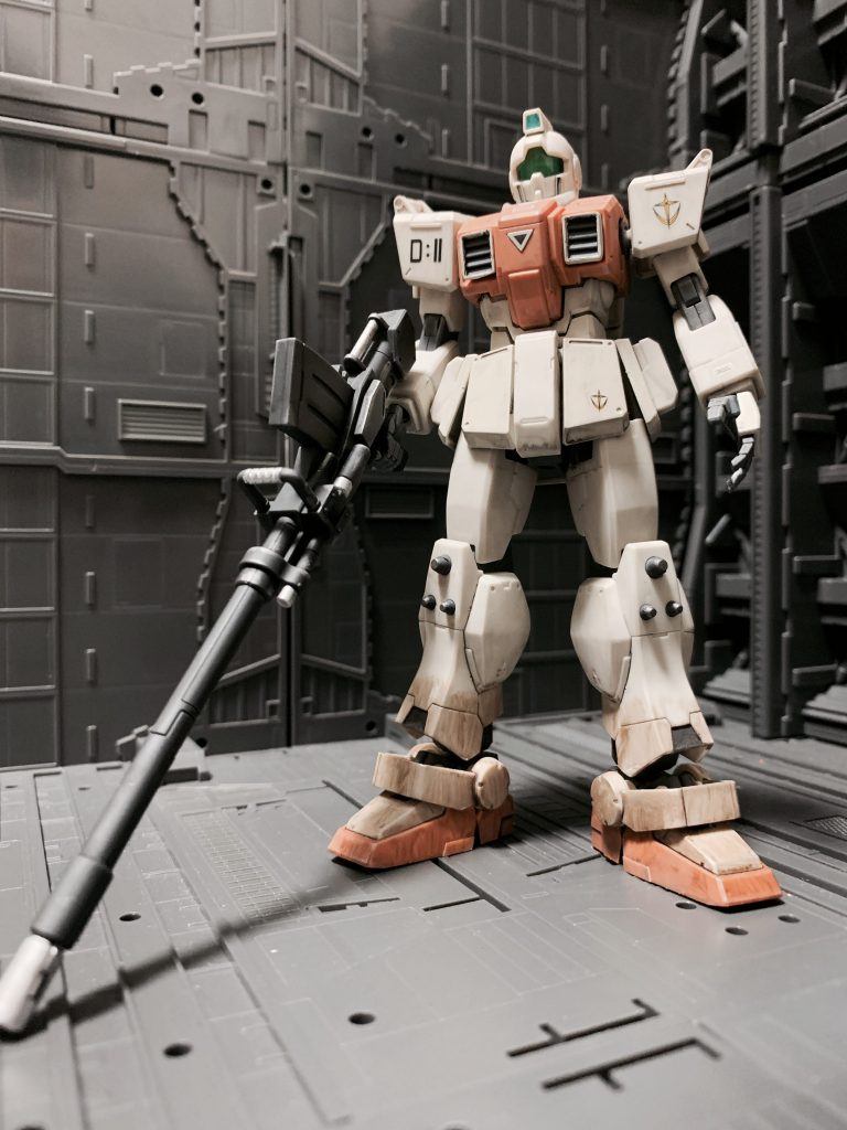 ラリー機といえば、180mmキャノン装備ということで。キャノンはアクセントとして一部シルバー塗装しています。