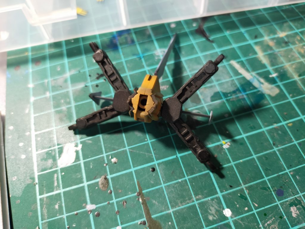 塗装後に繋げた状態です。