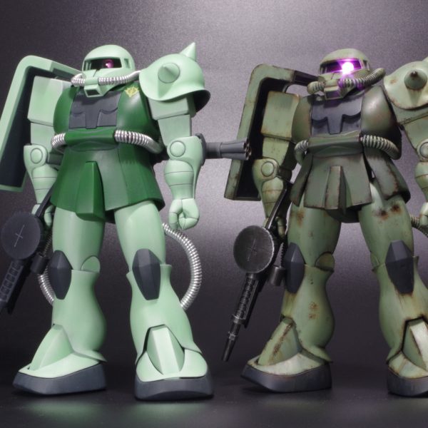 ザク　1/100旧キット　比較