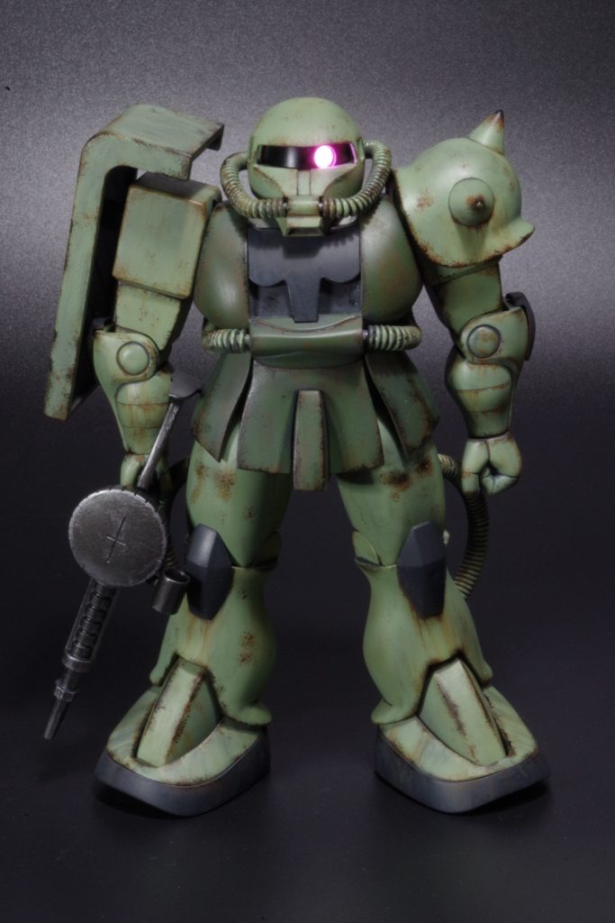 ザク　1/100旧キット–4枚目/制作者：muramura