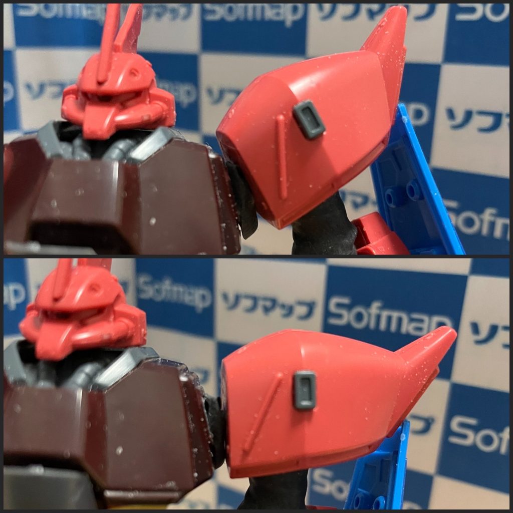 ボールジョイント化したことで、いろいろな角度に可動するようになりました。