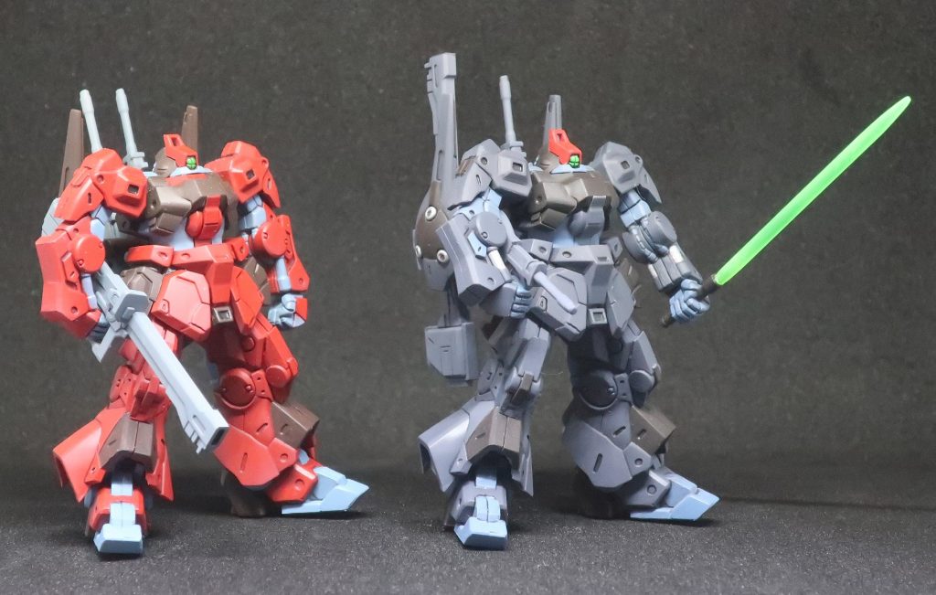 背中が重くて足先が浮いてしまうのがこのキットの弱点ですかね…