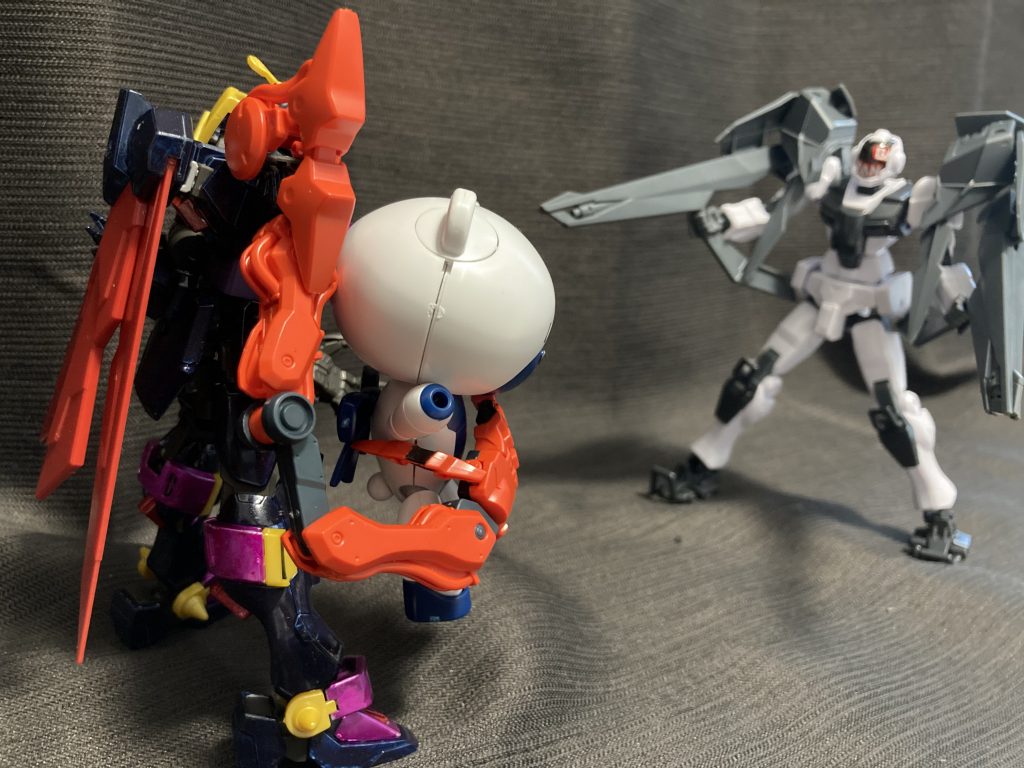 GBNに攻め込んで、プチッガイさんを人質?にとるイーヴィルナイトw