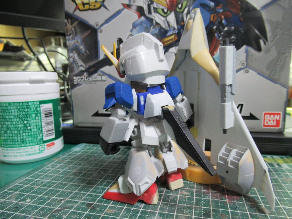 製作途中の状態(背面)です。