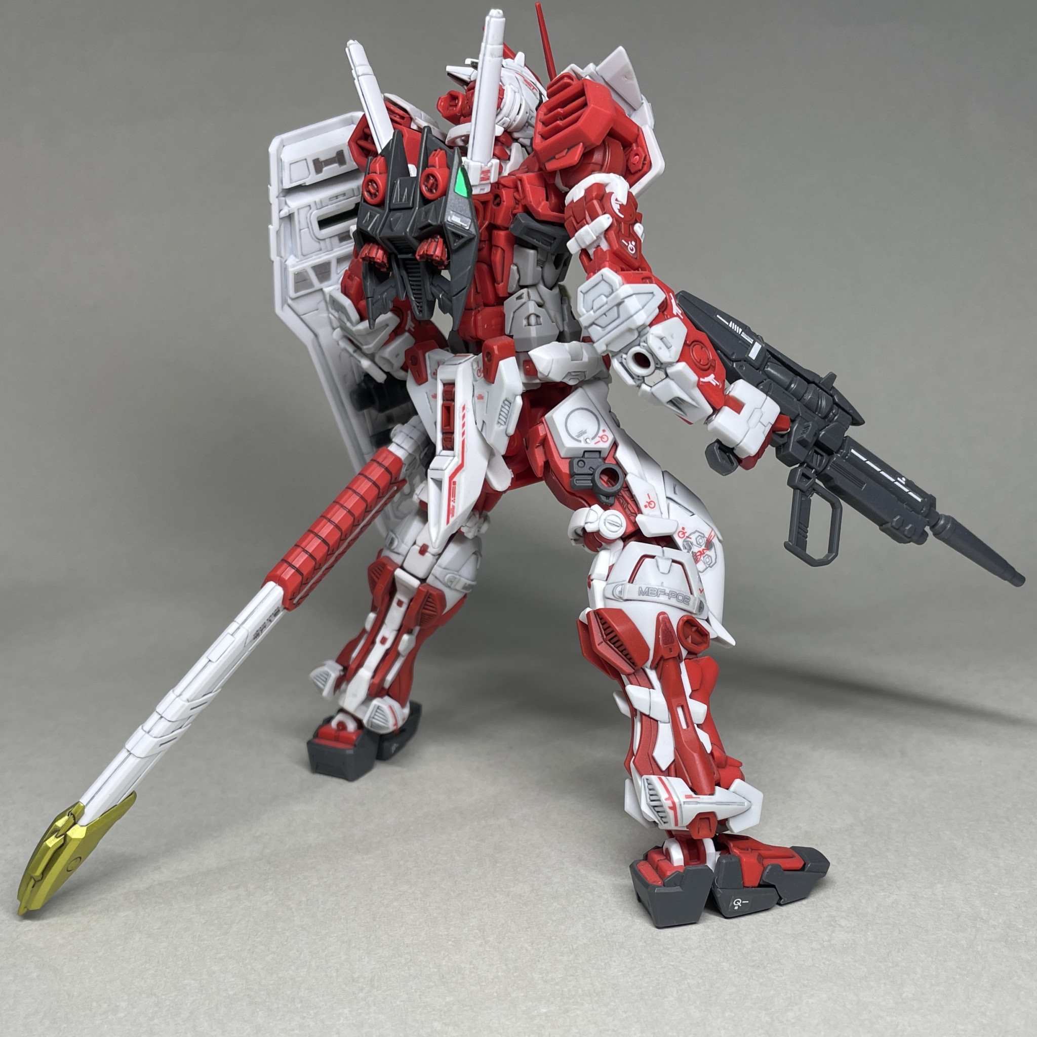 1 144 Rgガンダムアストレイレッドフレーム 部分塗装 Ak Iさんのガンプラ作品 Gunsta ガンスタ