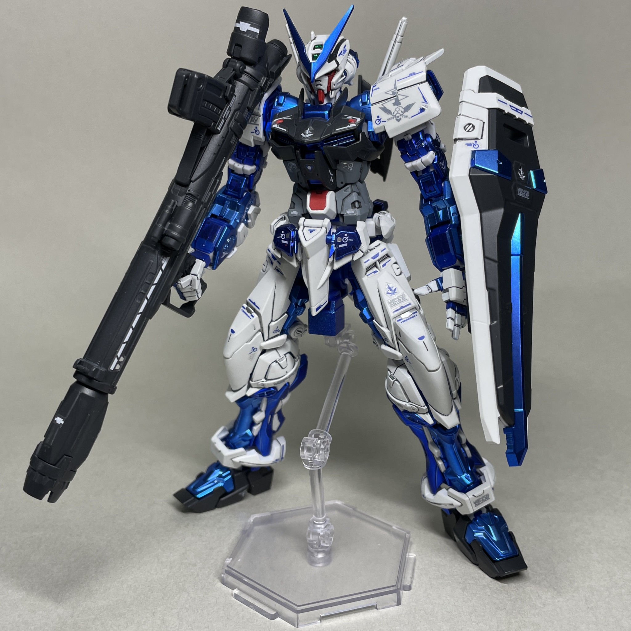 RG 1 144 ガンダムアストレイ ブルーフレーム メッキ Ver. - 模型