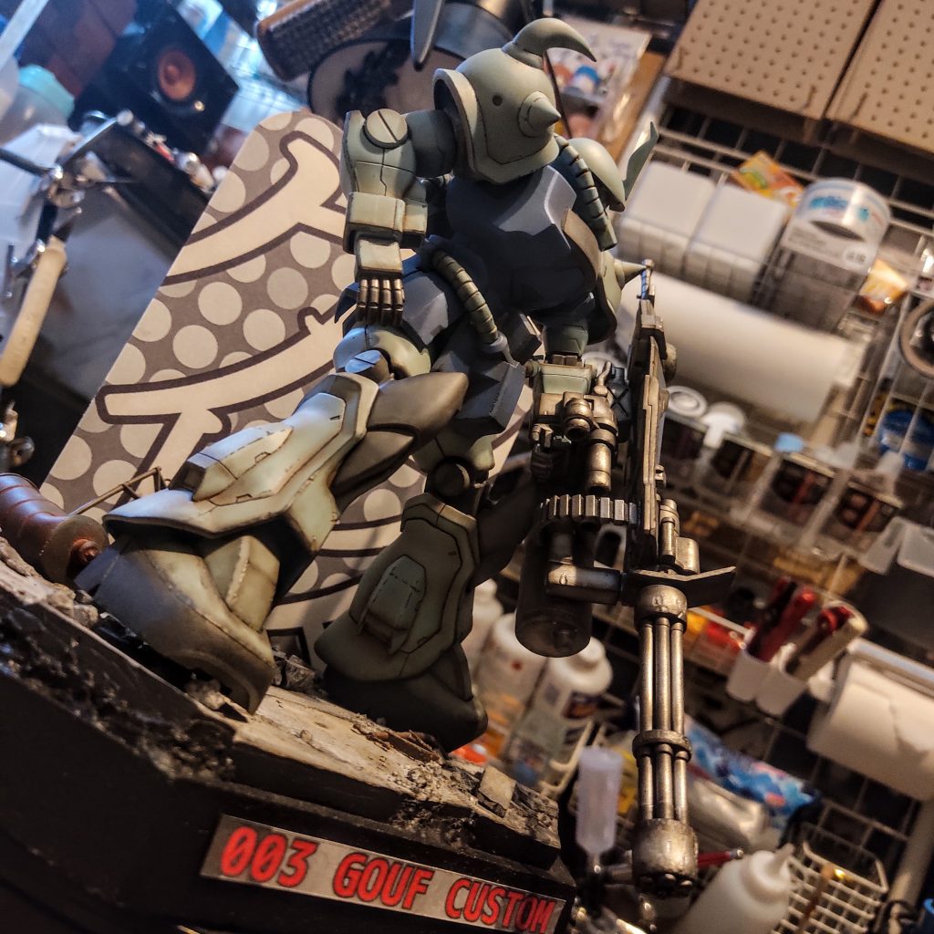 グフカスタムとズゴック–4枚目/制作者：B G