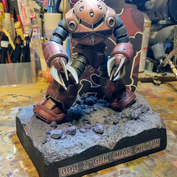 グフカスタムとズゴック