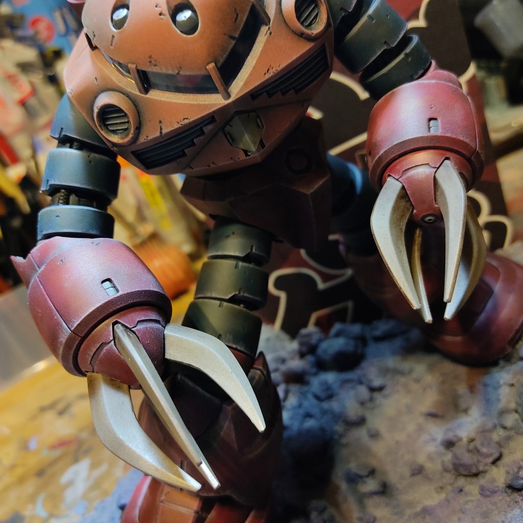 グフカスタムとズゴック–5枚目/制作者：B G