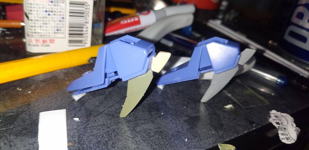 ハイヒール化中バランス取りに少し苦労しました。(´Д｀)