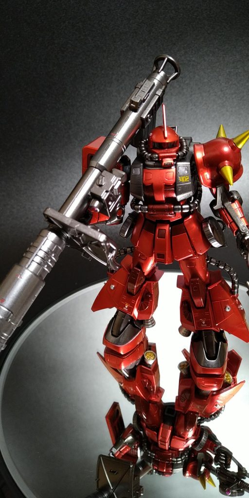 クレオスのターンテーブル上で撮影