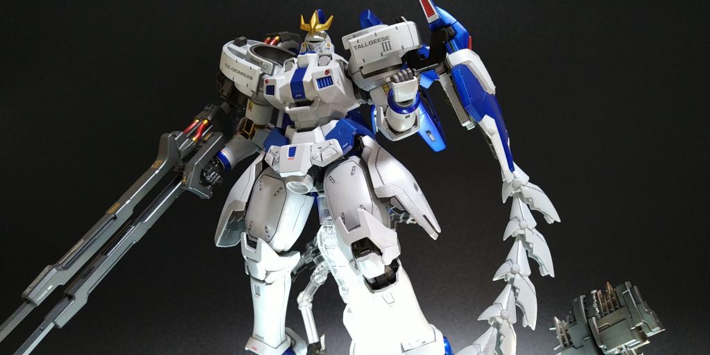 AC系機体は元サイズが小さいのでMGサイズが作りやすい（個人的な感想です）