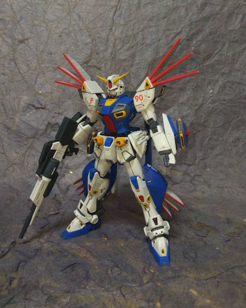 1/100MSガンダムF90ミッションパックVタイプ(ヴェスバー試験仕様)