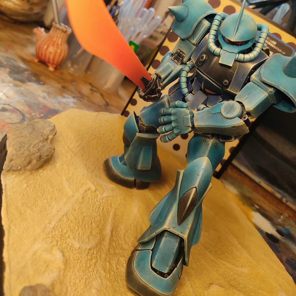 MG グフ ジオラマ–2枚目/制作者：B G