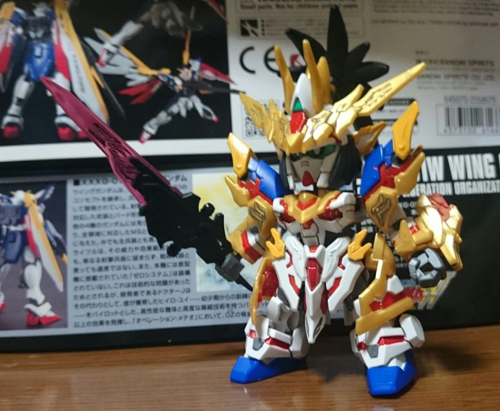 ・劉備ユニコーンガンダム塗装し忘れていた箇所の塗装に加え、武器以外のクリアパーツをレッドで塗装っス