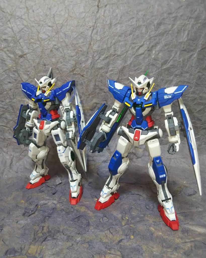 MGガンダムエクシアとツーショット