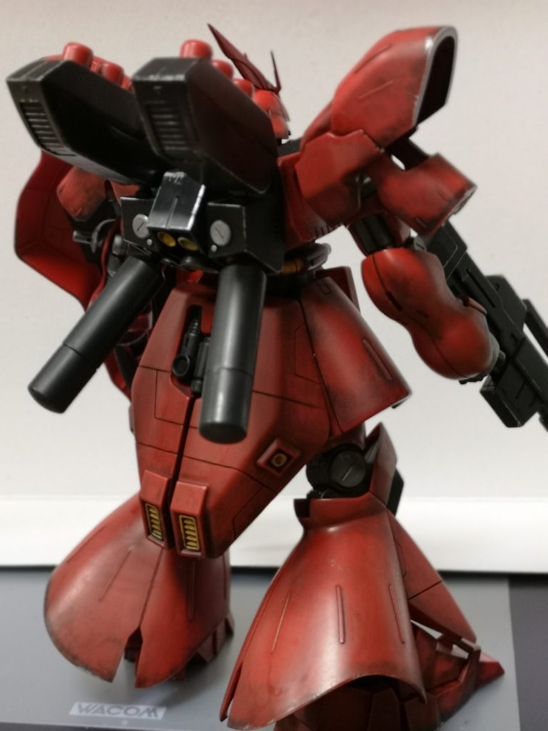 スラスター周りは少し焦げ感を出すよう意識しました。