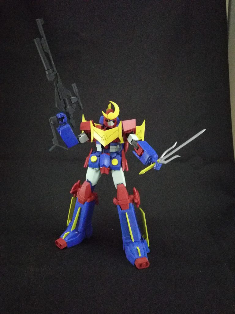 せっかくなので武器を両手に。本物ではあまりこういうのは無かったですよね写真省きましたがバスターも取り外し可能