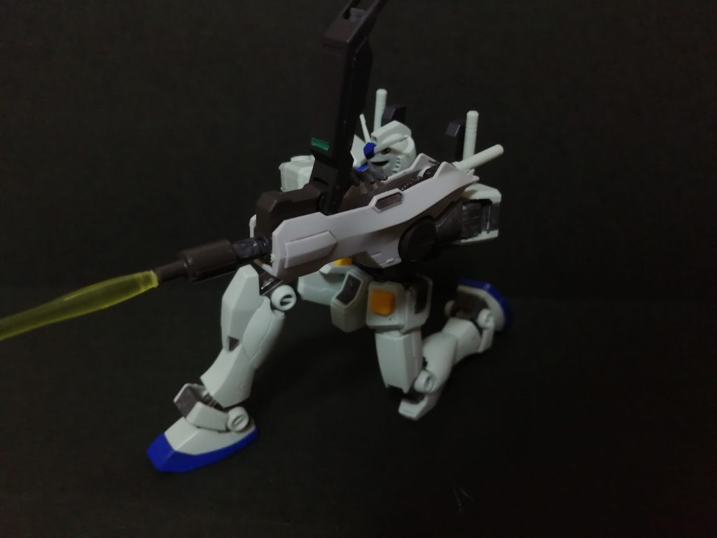 銃口にはたサーベルエフェクトが刺せるため射撃の瞬間のようなポーズもできる